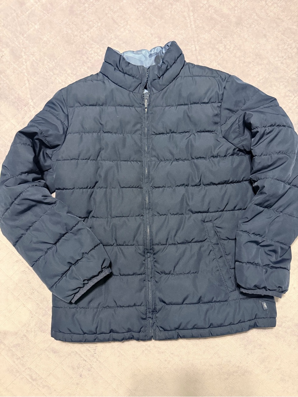GAP Men's Navy Quilted Puffer Jacket